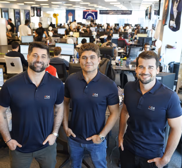 Bruno Nardon, Alfredo Soares e Tallis Gomes